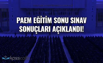 PAEM Sınav Sonuçları Açıklandı!