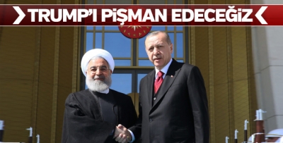 Ruhani'den Erdoğan'a: Amerikan yönetimini pişman edeceğiz