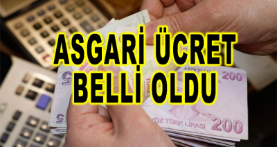 Son Dakika! Asgari Ücret Belli Oldu