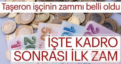 Taşeron işçinin zammı belli oldu! İşte kadro sonrası alınacak maaş